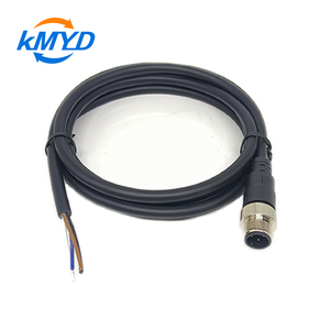 X-code M12 8-pins messing mannelijke/vrouwelijke <span class=keywords><strong>RJ45</strong></span> IP67 waterdichte 3A/7A gecertificeerde ethernetkabel paneelmontage connector voor industrieel gebruik - Product Image 2