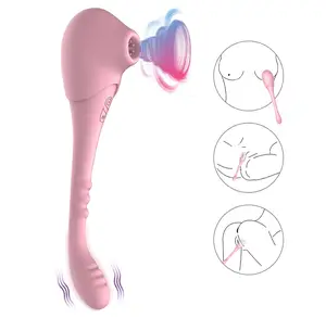 可充电振动器10速强震阴部口交性玩具吸吮振动器性玩具女性