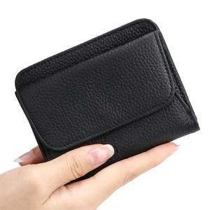 AndoBag Short <b>Wallets</b> for Women Genuine Cow Leather Portable Coin Purse Japanese Style Bifold <b>Wallet</b> Card Holder 1485 - Product Image 6