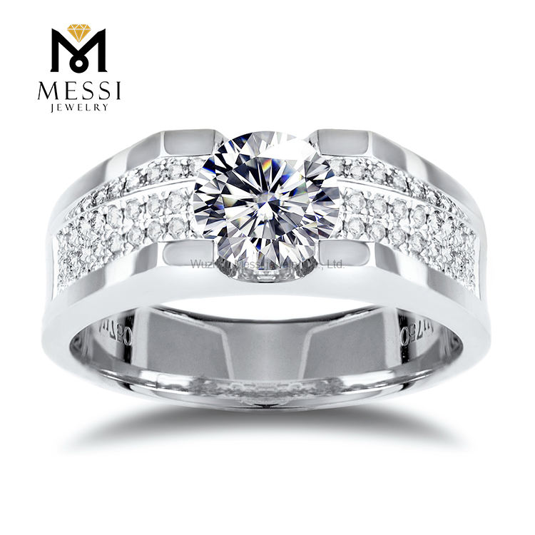 18k ไวท์/เยลโลว์/โรสโกลด์