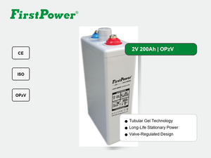 Batterie gel tubulaire à plaque positive CFPV2200 2V200Ah, large adaptabilité aux températures, pour alimentation industrielle UPS et alimentation par panneau DC - Product Image 2