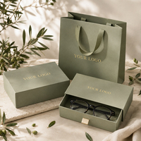 Boîte d'emballage pour lunettes de soleil en papier recyclable, boîte cadeau personnalisée pour lunettes, pour le commerce électronique