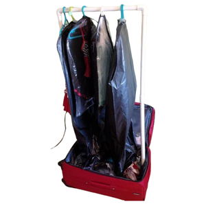 Free sample Two-in-One Hanging Garment Duffel Bag with Custom Logo Dance Bags and Garment Rack for Dance <b>Trolley</b> Costumes - Product Image 4