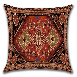 Turkey National Style Pillowcase Cotton Linen Home Decoration Sofa Cushion Cover