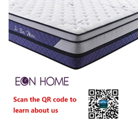 Matelas à ressorts ensachés en bambou à double oreiller matelas en mousse à mémoire de forme massage orthopédique hybride matelas à ressorts simple bonnel