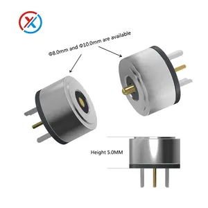 1pin pogo magnetic electronic connector high current 3A round 5.0mm/8.0mm/8.5mm/10.0mm pogo pin