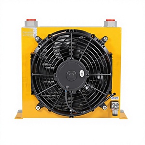 AH1012T 12V 24V 110V 100L Enfriador de Aceite Hidráulico por <span class=keywords><strong>Aire</strong></span>, Radiador <span class=keywords><strong>Intercambiador</strong></span> de <span class=keywords><strong>Calor</strong></span>, Listo para Enviar, Capacidad de Enfriamiento de 7KW, 100L/MIN - Product Image 1