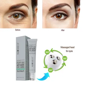 AuQuest CBD Eye Cream Quick Effect Remove Eye Bags Prevent Wrinkles Anti-Puffiness Anti Aging Eye Serum With Triple Balls