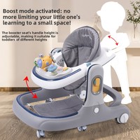 Marche-bébé pour bébés de 6 à 18 mois, en plastique, capacité de charge de 10 kg, empêche les jambes en O, prévention des retournements latéraux, réglable, multifonctionnel, pour garçons et filles
