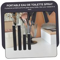 Prix d'usine, vente en gros d'usine, flacons de parfum classiques en verre personnalisés, 4 pièces, contenants de voyage pour cosmétiques