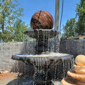 <span class=keywords><strong>Fontaine</strong></span> à <span class=keywords><strong>boule</strong></span> rotative moderne en laiton pour jardin extérieur, usage commercial - Product Image 6