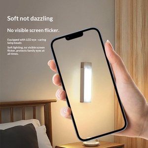 Tira de Luz <span class=keywords><strong>LED</strong></span> Inteligente Ultrafina <span class=keywords><strong>con</strong></span> Sensor de Movimiento, Tres Colores, Recargable, Conexión Directa, Iluminación <span class=keywords><strong>Bajo</strong></span> Muebles para Cocinas y Armarios - Product Image 4