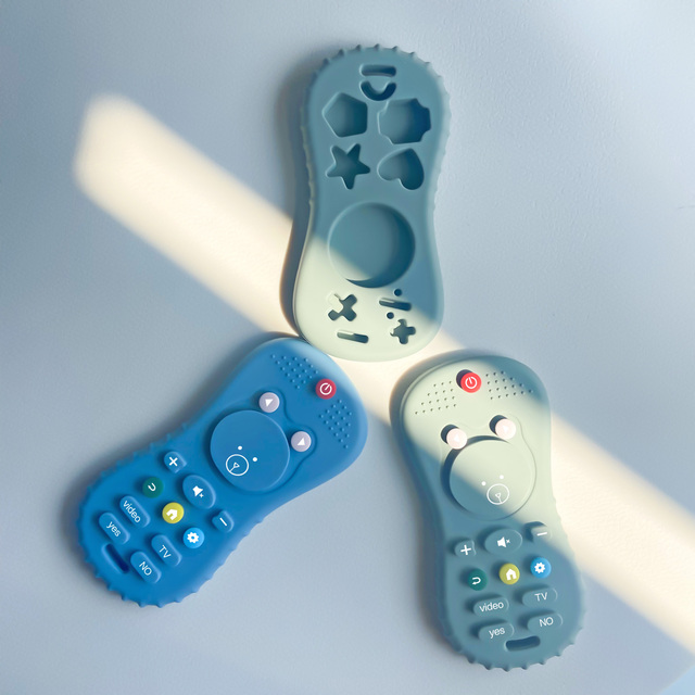 SILICONTY Wholesale Bpa Free Soft Safe Cute Cartoon Baby Silicone Baby Teether Chew Sensory Kids Toys