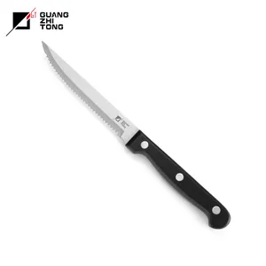 classic 3 rivets 4.5 inch pom handle steak knife