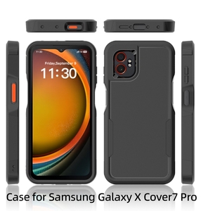 Coque antichoc double couche pour téléphone portable pour Samsung <span class=keywords><strong>Galaxy</strong></span> <span class=keywords><strong>Xcover</strong></span> 7 <span class=keywords><strong>Pro</strong></span> Hybrid Armor PC Coque arrière en TPU - Product Image 2