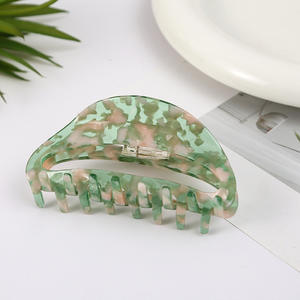 YIYI ญี่ปุ่นและเกาหลีสไตล์ดอกไม้กลวงแผ่นอะซิเตทขนาดกลางคลิปกรงเล็บอารมณ์กลับหัวคลิปกรงเล็บขายส่ง - Product Image 4