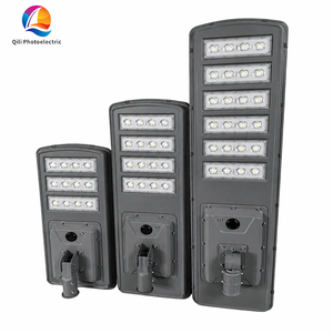 โรงงานผลิตไฟถนนโซลาร์เซลล์ LED สำหรับภายนอกอาคาร IP65 120W 160W 240W  ประสิทธิภาพการส่งผ่านแสงสูง พร้อมแผงโซลาร์เซลล์แบบโมโนคริสตัลไลน์ซิลิคอน สำหรับถนน - Product Image 1