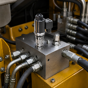 Vanne solénoïde à cartouche hydraulique Shanghai Electric 1K, 2 voies, 2 positions, normalement fermée, à commande directe, à clapet, 210 bars, port 3/4