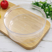 Boîtes d'emballage en plastique transparent jetables personnalisées JNH018, moulées par injection en PS, pour aliments pour bébés, biscuits, gâteaux, sucre et autres aliments