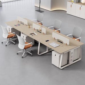 Chaise de bureau moderne et poste de travail informatique combinés – Mobilier modulaire pour personnel - Product Image 3
