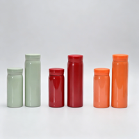Thermos miniature en acier inoxydable avec logo personnalisé, 200 ml, isolé sous vide, anti-fuite, gourde de voyage portable, bouteille de poche OEM