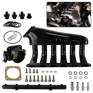 Colector de admisión con riel de combustible + cuerpo del acelerador compatible con E36 E46 M50 M52 325i 328i 323i M3 Z3 <span class=keywords><strong>E39</strong></span> <span class=keywords><strong>528i</strong></span> - Product Image 2