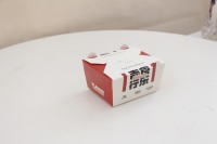 Emballage personnalisé pour la restauration rapide, boîte à emporter en carton pour poulet frit