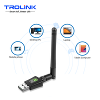Adaptateur USB externe Wi-Fi sans fil 600m avec logo personnalisé, pilote gratuit, prix d'usine, en stock