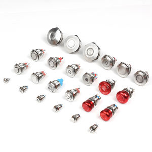 16 מ "מ spdt <span class=keywords><strong>12v</strong></span> ירוק הוביל טבעת הכוח סמל ip67 רגעיות מוארת לוח הבקרה - Product Image 5