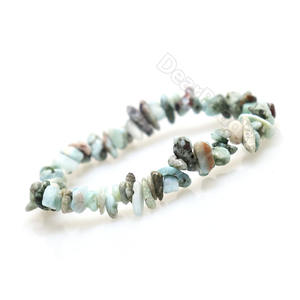 Bracelet à pierre naturelle pour femmes, à la mode, personnalisé, puce cristal, extensible, Durable, cadeau, 10 pièces - Product Image 5