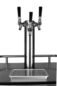 중국 공장 실내 맥주 Kegerator 스테인레스 스틸 생맥주 디스펜서 3 탭 홈 바 Kegerator - Product Image 6