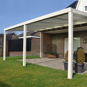 Pergola en aluminium pour extérieur, avec porte <span class=keywords><strong>coulissante</strong></span> en verre, réglable électriquement, pour balcon, écologique, durable et résistante au vent - Product Image 2