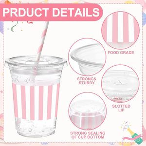 Disposable <b>Initial</b> Plastic <b>Cup</b> 12 oz Wedding Personalized <b>Cup</b> for Wedding Reception Baby Shower Birthday Party - Product Image 2