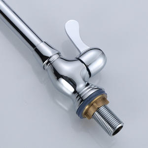 Grifo vertical frío de un solo orificio Morning Dew de 4 puntos de apertura rápida para fregadero de cocina, lavabo, fácil instalación - Product Image 1