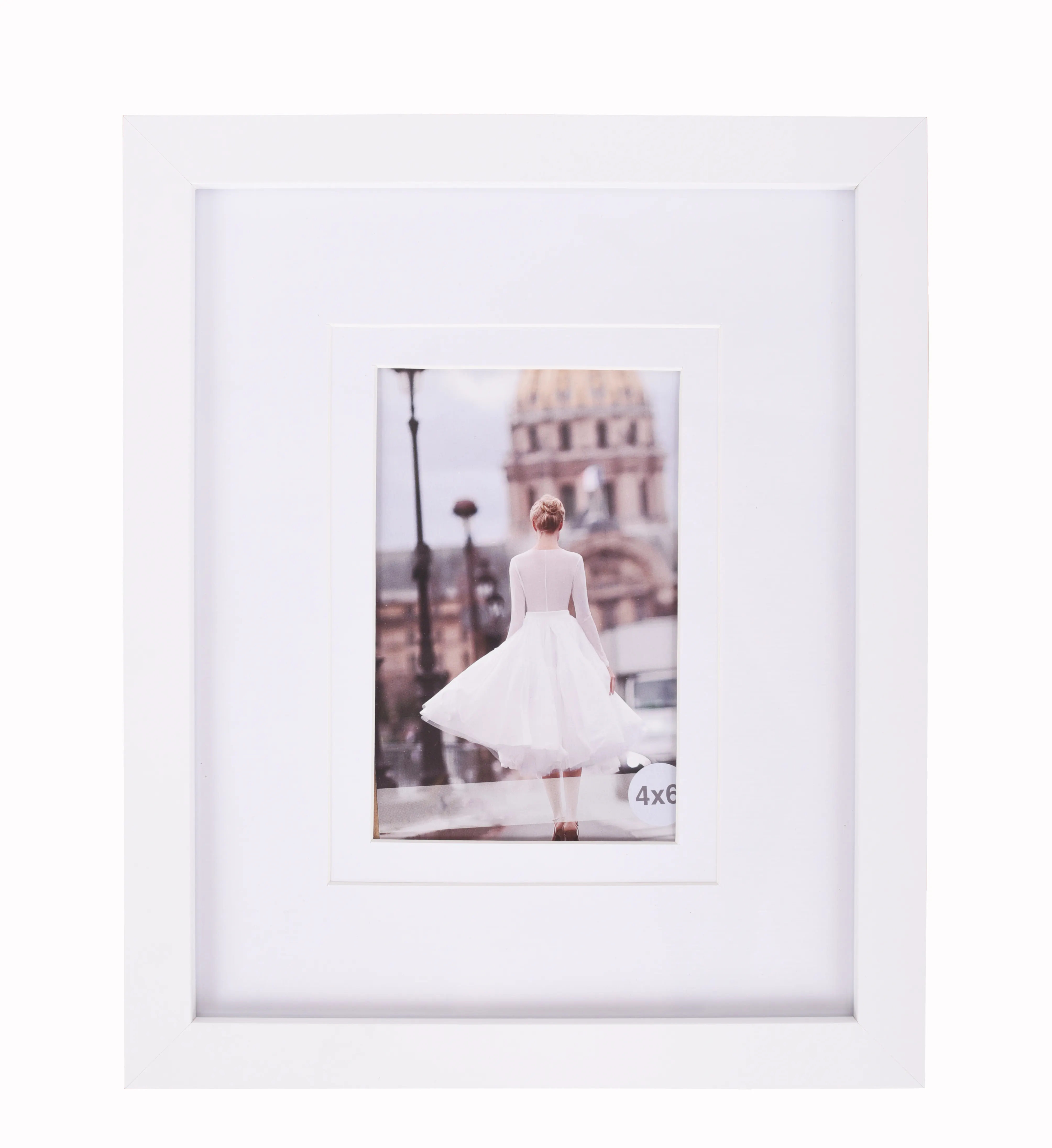 Trending 2021 Amazon Custom Size Tabletop Mounted A4 MDF White Photo Frame