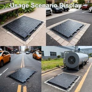 Couvercle de manhole en fonte ductile de haute qualité, carré ou rond, pour drainage, à bas <span class=keywords><strong>prix</strong></span>, fourni directement par l'usine pour le marché d'Asie du Sud-Est - Product Image 5