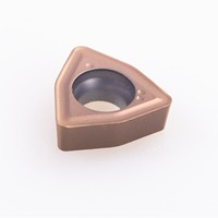 Vente directe usine – Inserts de fraisage CNC WCMX030208-WZ pour forets en U, pour usinage de l'acier, de l'acier inoxydable et des métaux moulés