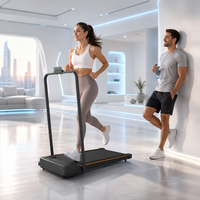 Caminadora Plegable Eléctrica Profesional de Acero para Gimnasio en Casa, Caminadora Plegable para Debajo del Escritorio