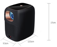 Mini projecteur intelligent portable et réglable pour une utilisation en extérieur ou à la maison