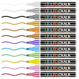 Bút Đánh Dấu Môi Trường Phấn Bảng Đen Xóa Được Không Bụi Nước Dựa Trên Chất Lỏng Xóa Ướt Bút 3Mm Fine Line Tip Glass Markers - Product Image 2