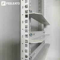 Armoire de serveur en rack 19 pouces 18U-42U pour centre de données télécom extérieur, armoire de serveur DDF avec protection IP65 en stock