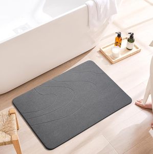 Diatomite dure maison essentielle diatomées pierre grand séchage rapide antidérapant diatomée dalle salle de bain pierre séchage tapis de bain - Product Image 1
