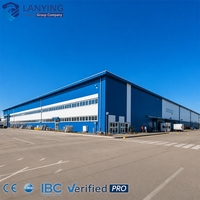 Construcción Rápida de Estructura de Acero Prefabricada de 5000 m², Edificio Logístico, Almacén