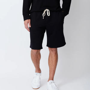 Shorts en tricot décontractés pour hommes, 100% coton, respirants, séchage rapide, écologiques, taille mi-haute élastique pour un usage quotidien et actif - Product Image 2