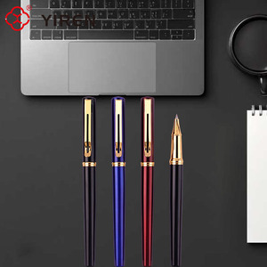 Yiren Bán Buôn Tùy Chỉnh Biểu Tượng Kinh Doanh Bút Thấp Moq Rắn Sang Trọng Con Lăn Bút Cho Nam Giới - Product Image 5