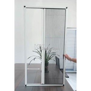 Schermate per <span class=keywords><strong>finestre</strong></span> con telaio in alluminio per Garage a pieghe zanzariera retrattile per schermi scorrevoli per porte e <span class=keywords><strong>finestre</strong></span> - Product Image 2