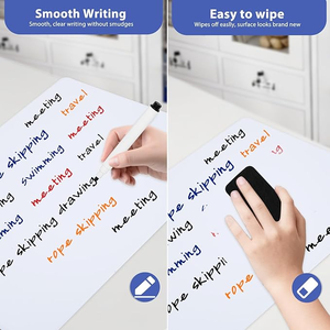 Pizarra Magnética Adhesiva de <span class=keywords><strong>Vinilo</strong></span>, Borrado en Seco, Flexible, para Refrigerador, Hoja de Pizarra Blanca, Bloc de Notas, Oficina, Casillero, Cocina - Product Image 3