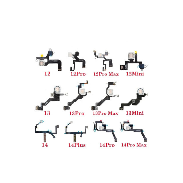 High Quality LED Flash Light Sensor Flex Cable Replacement for 11/12/13/14 Pro/Max/Mini/Plus Proximity Distance Repair