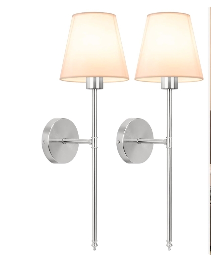 argenté - Pas de source de lumière de charge