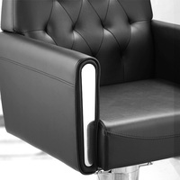 Fauteuil de Barbier BEIMENG Prêt à Expédier En Stock Expédition Rapide Siège en Cuir Cadre en Acier Pompe Robuste Équipement de Salon Mobilier